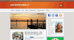 Desktop Screenshot of liveintentionally.org